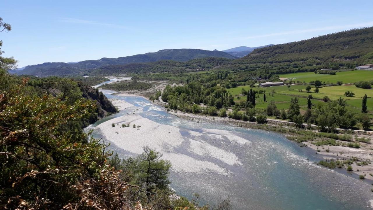 Preciosas Vistas A La Montana, Luminoso Y Acogedor Daire El Pueyo de Araguás Dış mekan fotoğraf